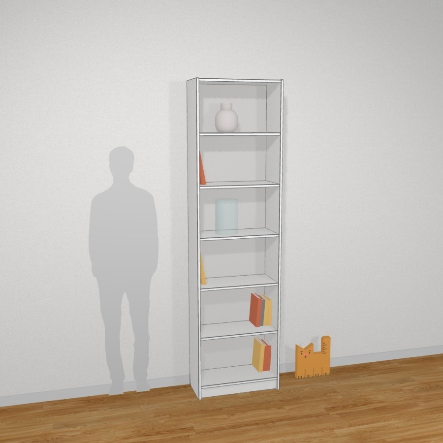 Универсальный книжный шкаф