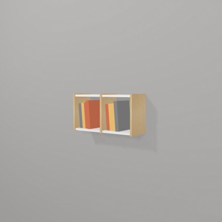 Полка на 2 квадратных секции