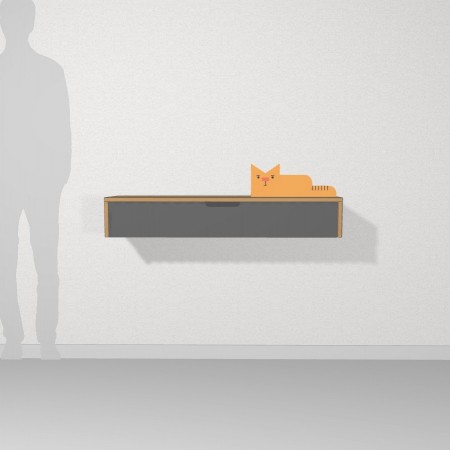 Консоль с ящиком