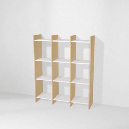 Стеллаж с фанерными стойками