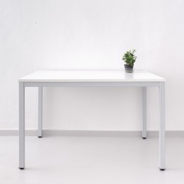 Широкий обеденный стол Юнифлекс+, 900х1200, белая ДСП 22мм