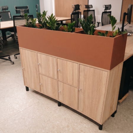 Кашпо на любую тумбу/ Зонируем пространство зелёными островками