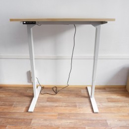 Стол для работы стоя «Макс  Электро» с берёзовой столешницей, 1200х700мм