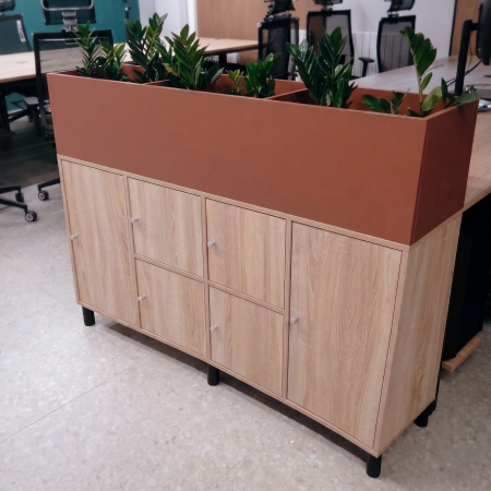 Кашпо на любую тумбу/ Зонируем пространство зелёными островками