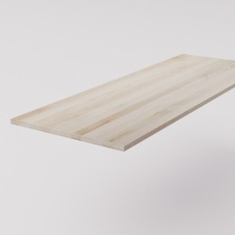 Столешница 160х60см, массив берёзы 22мм + бесцветный лак