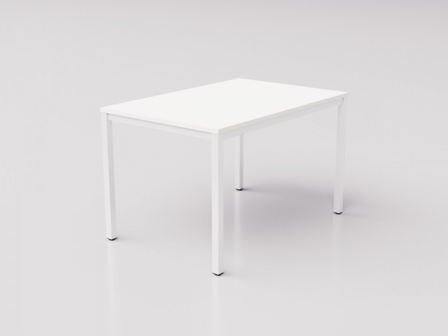 Обеденный стол для столовой белый